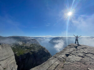 Früh morgens am Preikestolen