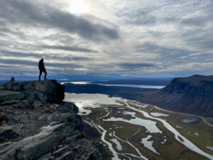 Regen, Gipfel und Polarlichter im Sarek Nationalpark